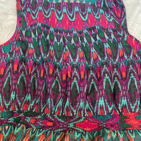 Anthropologie Charlie Jade Colorful Aztec Dress - M - Picture 8 of 8